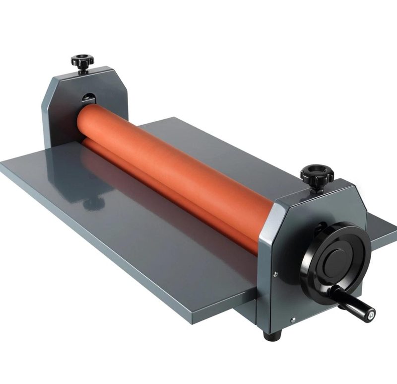 Laminadora con rodillo revestido en silicona